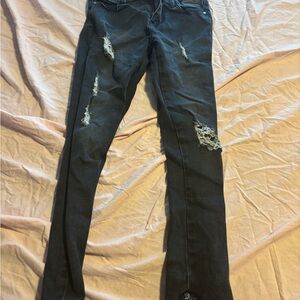 Distressed Blue Women's Jeans